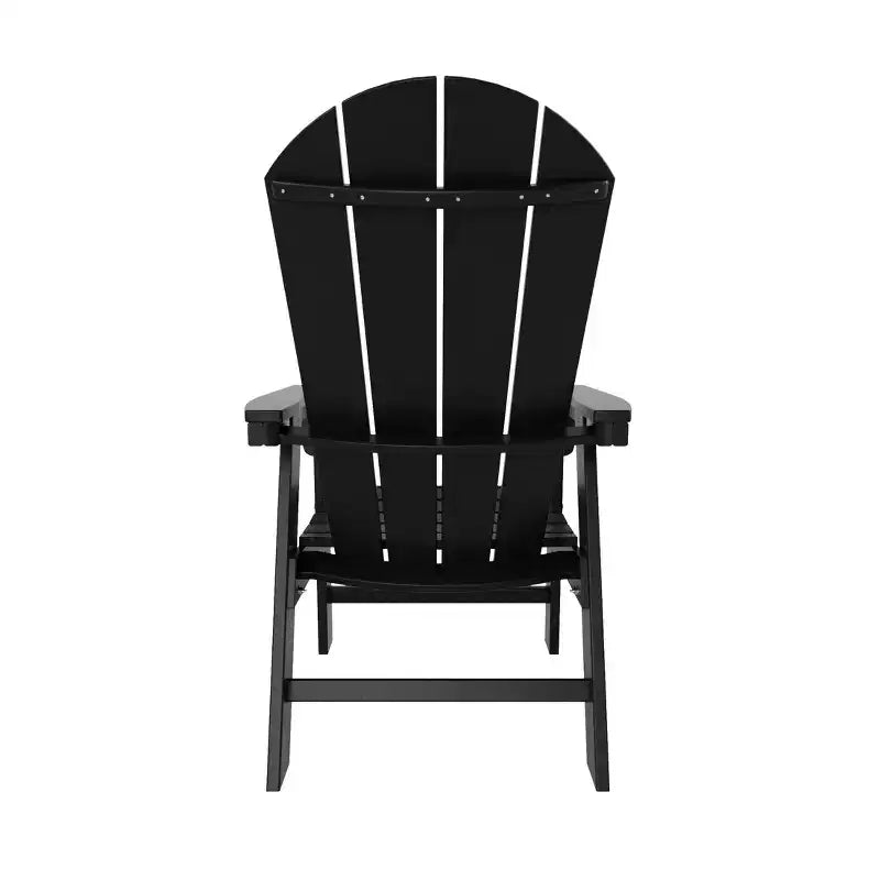 WestinTrends Set da 5 Pezzi con Tavolo Quadrato da Pranzo e Poltrone da Esterno con Schienale Curvo