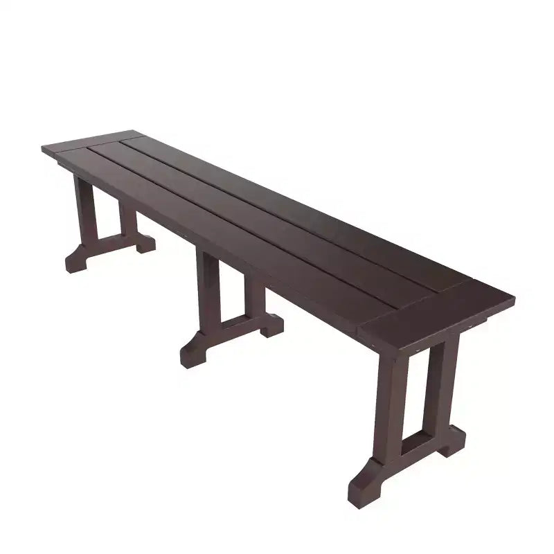 WestinTrends Set da pranzo da esterno a 6 pezzi con tavolo e panca, sedie con braccioli