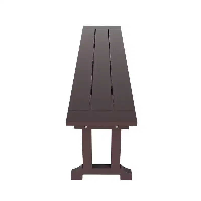 WestinTrends Set da pranzo da esterno a 6 pezzi con tavolo e panca, sedie con braccioli