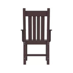 WestinTrends Set da pranzo da esterno a 6 pezzi con tavolo e panca, sedie con braccioli