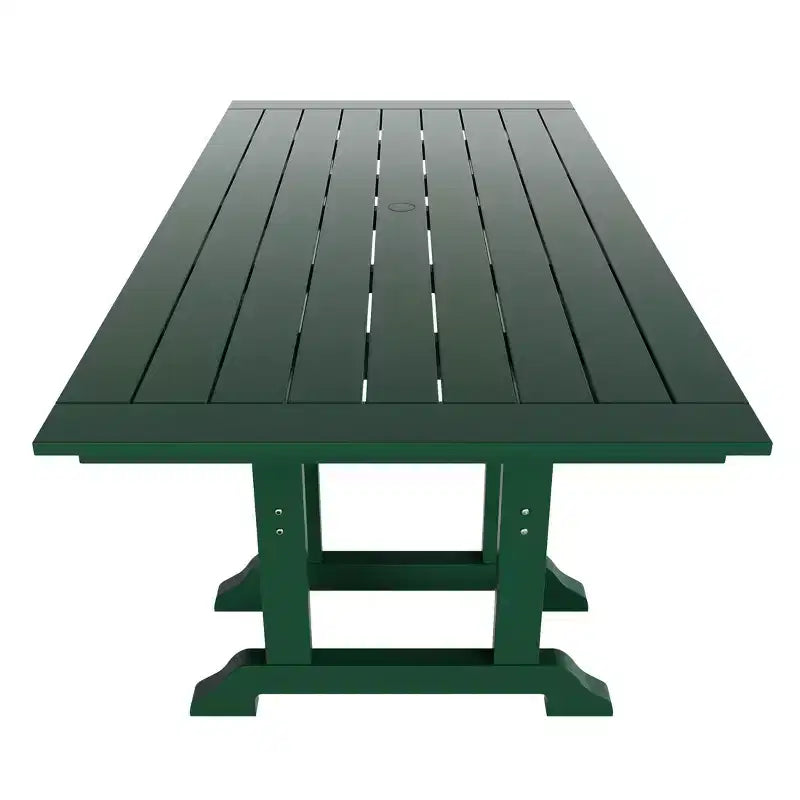 WestinTrends Set da pranzo da esterno a 6 pezzi con tavolo e panca, sedie con braccioli