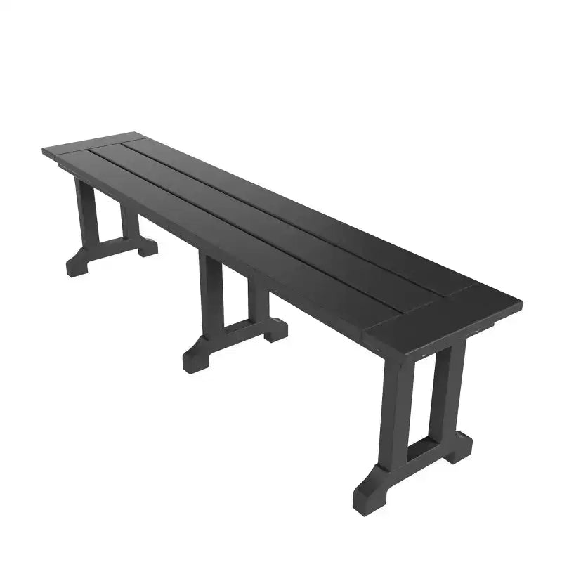 WestinTrends Set da pranzo da esterno a 6 pezzi con tavolo e panca, sedie con braccioli