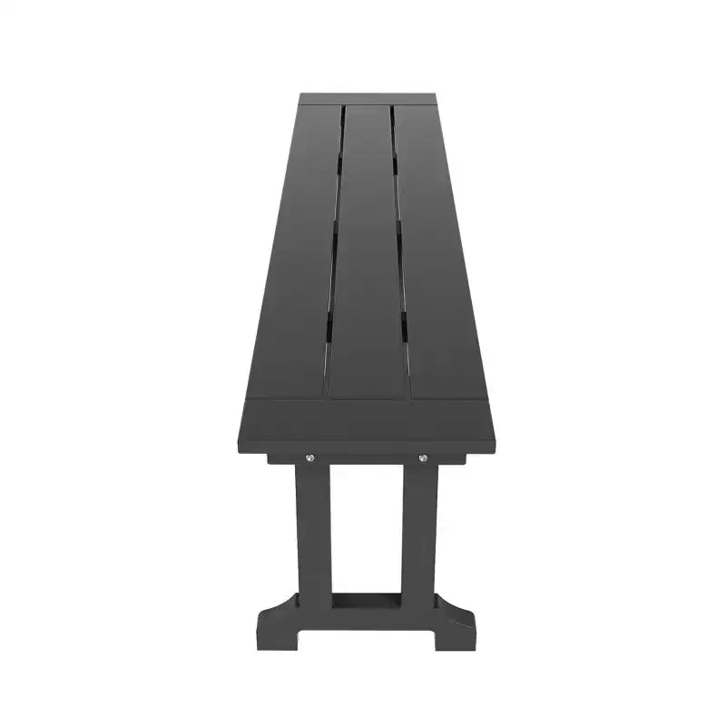 WestinTrends Set da pranzo da esterno a 6 pezzi con tavolo e panca, sedie con braccioli