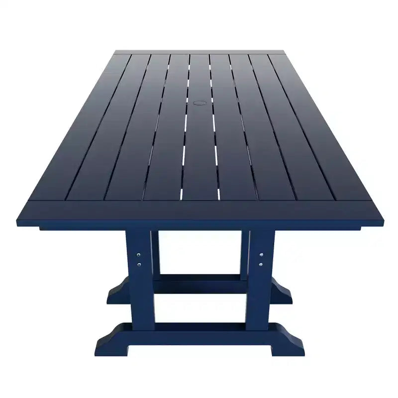 WestinTrends Set da pranzo da esterno a 6 pezzi con tavolo e panca, sedie con braccioli