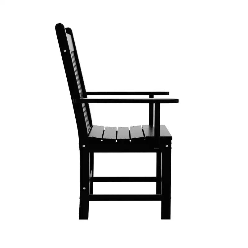 WestinTrends Set da pranzo da esterno a 6 pezzi con tavolo e panca, sedie con braccioli