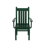 WestinTrends Malibu Set da Pranzo per Esterni da 7 Pezzi, Tavolo da Pranzo per Esterni con Sedie da Pranzo, Verde Scuro