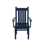 WestinTrends Malibu Set da Pranzo per Esterni da 7 Pezzi Tavolo da Pranzo per Esterni con Sedie da Pranzo, Blu Navy