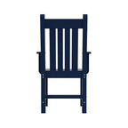 WestinTrends Malibu Set da Pranzo per Esterni da 7 Pezzi Tavolo da Pranzo per Esterni con Sedie da Pranzo, Blu Navy
