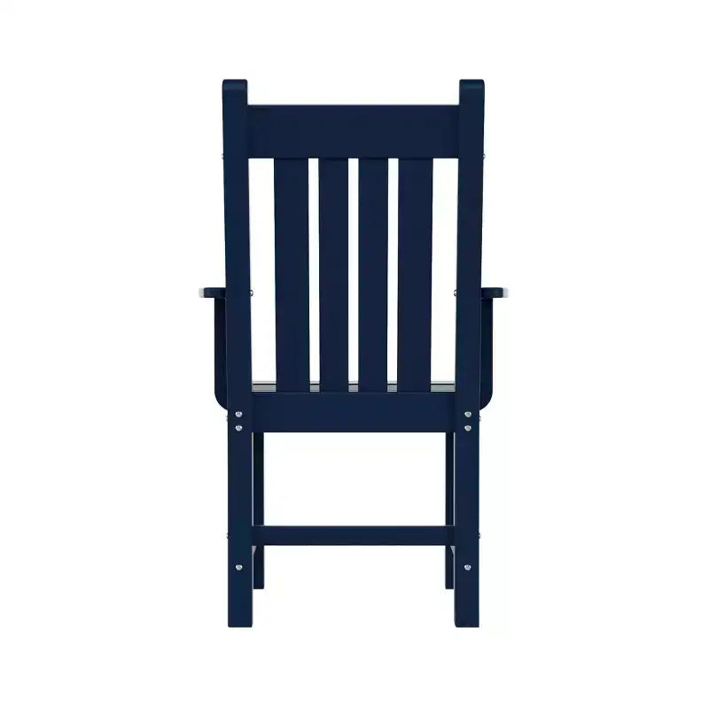 WestinTrends Malibu Set da Pranzo per Esterni da 7 Pezzi Tavolo da Pranzo per Esterni con Sedie da Pranzo, Blu Navy