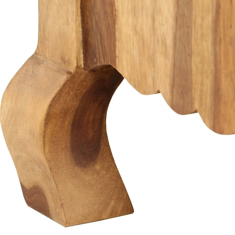 Mobile TV Marrone in Legno Massello – 2 Ante, 1 Cassetto, 1 Ripiano