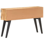 Madia marrone in legno massello di acacia, 2 ante