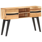Madia marrone in legno massello di acacia, 2 ante