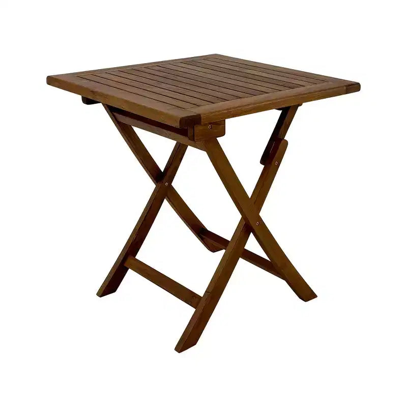 Tavolo da patio pieghevole in teak naturale Nordic Teak 28 per 2 persone - Beige
