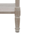 Consolle effetto invecchiato/vintage con cassetti e ripiano in rattan — 5 colori