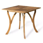 GDFStudio Izara Tavolo da pranzo quadrato in legno di acacia da esterno, Teak