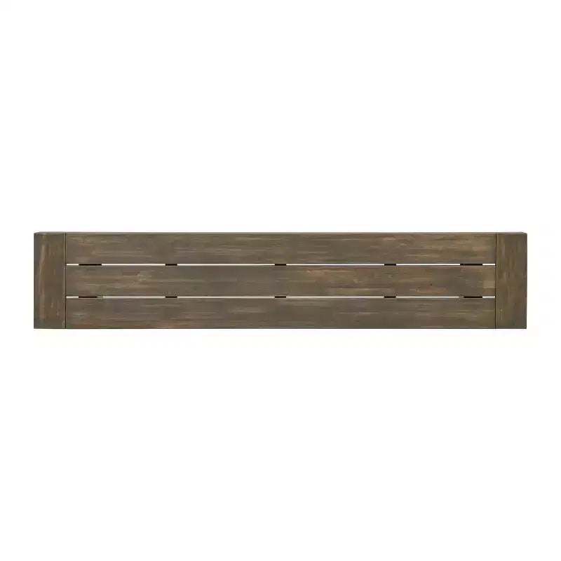 GDFStudio Chilian Set da Picnic da Esterno in Legno di Acacia, 3 Pezzi, Grigio/Metallo Rustico