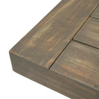 GDFStudio Chilian Set da Picnic da Esterno in Legno di Acacia, 3 Pezzi, Grigio/Metallo Rustico