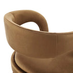 Sgabello da bancone in velluto, set da 2 — Avorio / Marrone / Verde / Grigio / Nero