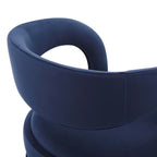 Sgabello da bancone in velluto, set da 2 — Avorio / Marrone / Verde / Grigio / Nero