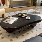 Tavolino a forma di nuvola da 48", Nero / Crema, Multicolore, 1 persona
