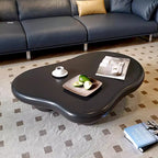Tavolino a forma di nuvola da 48", Nero / Crema, Multicolore, 1 persona