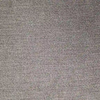 Sedia da pranzo senza braccioli in lino grigio/arancione con schienale curvo – Set da 2