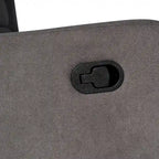 Poltrona reclinabile, a dondolo e girevole Wingback, color crema/grigio chiaro/grigio scuro, per 1 persona