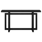 Consolle moderna in rovere bianco, nero o grigio anticato, larghezza 140 cm
