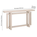 Consolle moderna in rovere bianco, nero o grigio anticato, larghezza 140 cm