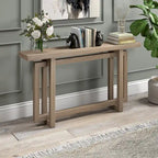 Consolle moderna in rovere bianco, nero o grigio anticato, larghezza 140 cm