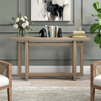 Consolle moderna in rovere bianco, nero o grigio anticato, larghezza 140 cm