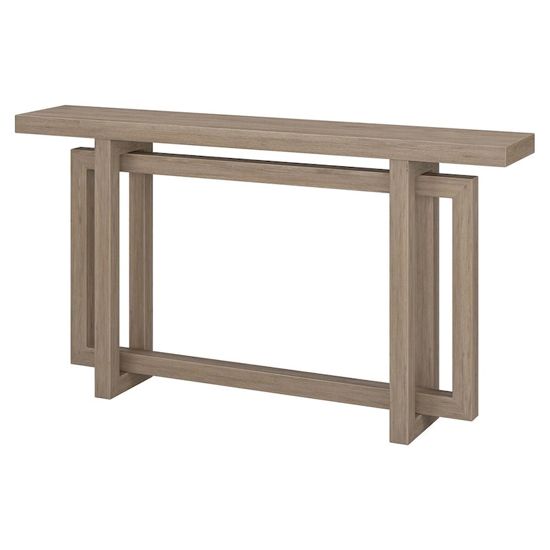 Consolle moderna in rovere bianco, nero o grigio anticato, larghezza 140 cm