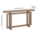 Consolle moderna in rovere bianco, nero o grigio anticato, larghezza 140 cm