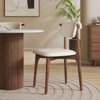 Set di 2 sedie da pranzo in similpelle beige, altezza standard