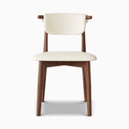 Set di 2 sedie da pranzo in similpelle beige, altezza standard